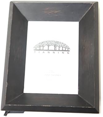 TIANNING HANDMADE WOODEN PHOTO FRAME TABLE TOP (57, BLACK)