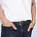 Columbia Men's Trinity Logo Belt-Casual Dress with Single Prong Buckle for Jeans Khakis , Black, 42