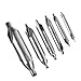 6Pcs Center Drill Bits,Drillpro HSS Lathe Mill Center Drill Bits,60 Degrees Countersink Drill Bits for Steel, Metal, Iron, Alum, Carbon Steel, Brass,Wood,3/76” 1/17” 1/9” 6/61” 1/8” 1/5”