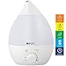 ASOM Ultrasonic Cool Mist Humidifier And Aroma Oil Diffuser, White