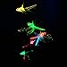 Dragonfly LED Solar Wind Chime Night Light, Color-Changing (Green Dragonfly)