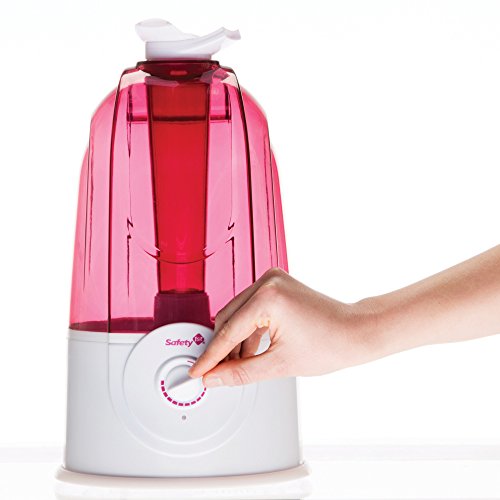 Safety 1st Ultrasonic 360 Degree Cool Mist Humidifier, Pink