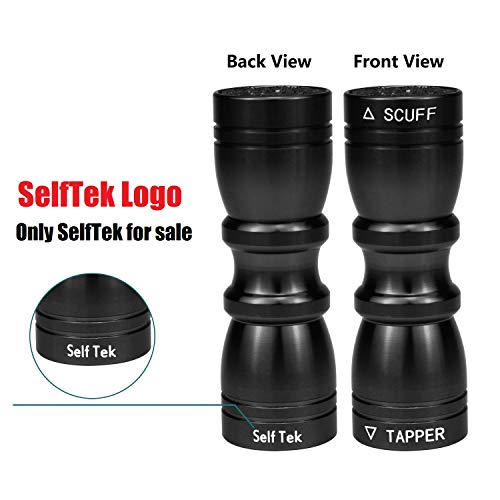 SelfTek 1Pc Snooker and Pool Cues Tips Bowtie 3 in 1 Tip Tool with Tapper Scuff and a Tips Pick (Black) - Thumbnail 5
