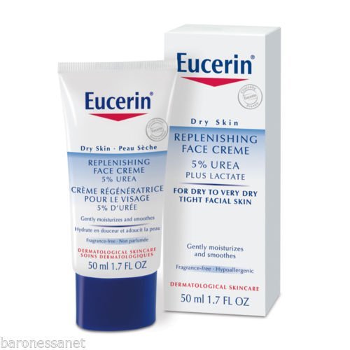 eucerin urea replenishing face cream