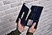 Genuines Long Leather Travel Wallet – Boarding Pass Passport Holder with Strap