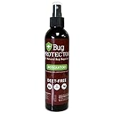 Bug Protector All Natural Mosquito Gnat and Insect Repellent Spray Deet Free (8 oz)