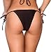 COQUETA Brazilian Sexy Bikini Swimsuit Bottom Separates Swimwear OASIS BLACK-SMALL