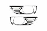Sizver Chrome fog light covers For 2007-2009 Toyota Camry
