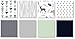 Navy Blue, Mint and Grey Woodsy Deer Girls 3 Piece Full / Queen Bedding Set