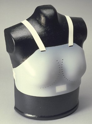Women's Plastic Fencing Chest Protector