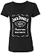 Women's Whiskey Logo Tee Black Small