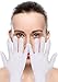 TWY 6 Pairs L Size White Cotton Cosmetic Gloves Work Gloves Hand Spa Gloves for Moisturizing