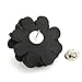 The Smart Man Men's Lapel Flower Boutonniere Pin for Suit - Black