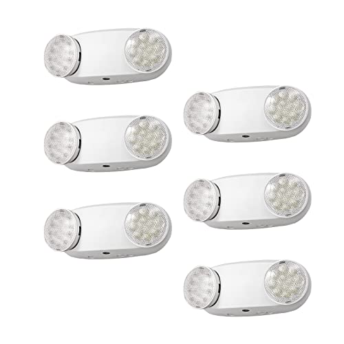 TANLUX LED Emergency Lights with Battery Backup, UL Listed, AC 120/277V