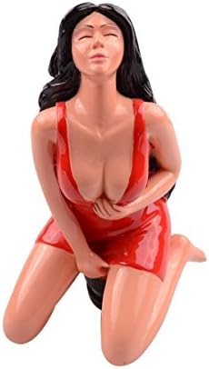 Dymix Shift Knob Rod Sexy Girl for Car Auto Universal Gift (Red Dress)