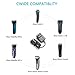 TYZEST 12V Shaver Charger for Braun Series 7 9 3 5 1 Electric-Razor-Shaver 350cc-4 390cc 3040s 760cc 790cc 790cc-4 740s 720s-4 190s 340s 370 720 5190cc 5210 7865cc 9090cc 9093 9095cc Power-Cord