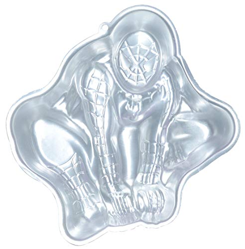 WJSYSHOP 10.5 Inch Spider Man Shaped Aluminum 3D Cake Mold Baking Mould Tin Cake Pan - Spider
