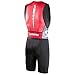 Synergy Men's Triathlon Trisuit (Red/Black, Large)