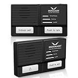 Hosmart 1500FT Wireless Doorbell and Intercom System-Weather/Water Proof