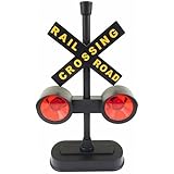 Hayes 15887 Railroad Train / Track Crossing Sign with Flashing Lights and Sounds