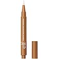 e.l.f. Flawless Brightening Concealer, Illuminating & Highlighting Face Makeup, Conceals Dark Under Eye Circles, Deep 58 N, 0.07 Fl Oz