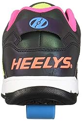 HEELYS Girl's Voyager Tennis Shoe, Black
