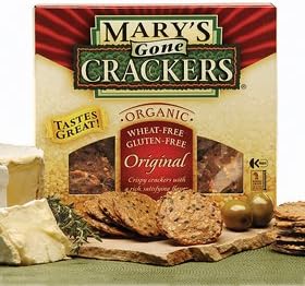 Mary's Organic Kosher Gone Cracker Gluten Free and Usda Organic Certified Original Crispy Cracker Made with Whole Grains & Seeds - 4 Pack of 10 Oz Bags