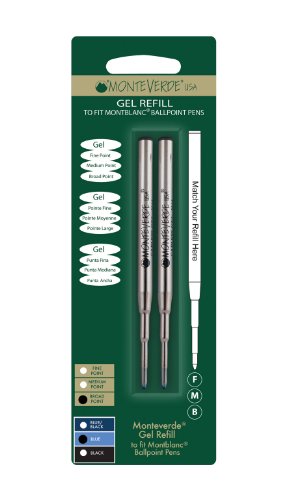 Monteverde Metal Gel Refill, Blue (M442BU)