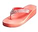 Women's Mid Height Wedge Platform Flip Flops Thong Sandals/Slippers