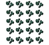Upgraded 100 PCS Grounding Hex Head Screw, 10-32 x