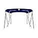 MSC Standard 3 Bow Bimini Boat Top Cover with Rear Support Pole and Storage Boot (Pacific Blue, 3 Bow 6'L x 46