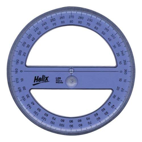 HELIX 10cm / 360 degree Protractor H03