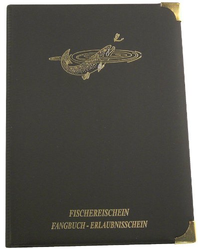 Fischereischeinmappe 'Hecht',schwarz – Bild 4