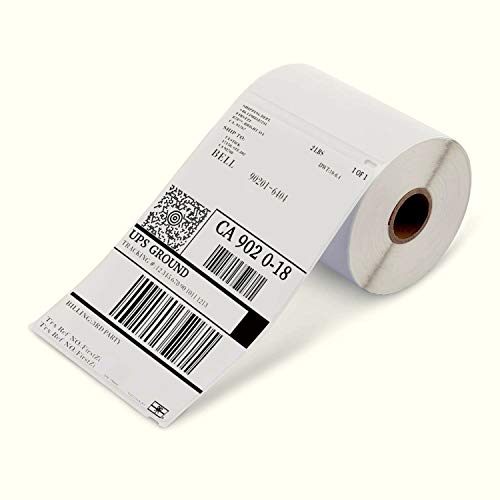 FirstZi 4"x6" Internet Postage Direct Thermal Shipping Labels -220 Labels 1 Roll, Dymo 1744907 Compatible Address Labels for DYMO Labelwriter 4XL Printer, Zabra 2844, Grease, Water, Scratch Resistance