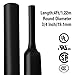 XHF 3/4 Inch (19mm) 3:1 Waterproof Heat Shrink Tubing Marine Grade Wire Cable Adhesive Lined Tube Insulation Seal Against Moisture Corrosion and Air Leakage, 4 Ft Black 1/0, 2/0, 3/0, 4/0 Wire