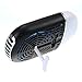 Welltop® Mini Personal Fan Portable USB Rechargeable Mini Bladeless Handheld Air Conditioning Fan Bladeless Portable Refrigeration Fans with Stand Sports Cooling Fan (Black)