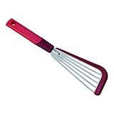 Kuhn Rikon Soft Edge Slotted Turner Spatula, Red