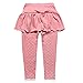 eTree Little Girls 100% Cotton Dots Lace Hem Skirts Culottes Leggings Pants
