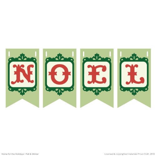Cricut Projects Cartridge for Paper Crafting, Home for the Holidays Fall and Winter