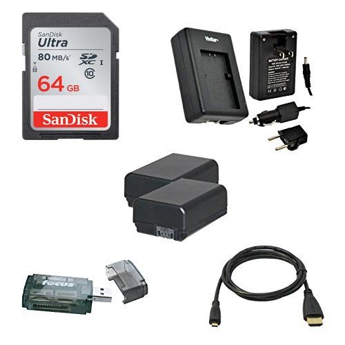 Sony-Alpha-Interchangeable-Lens-Camera-with-16-50mm-Power-Zoom-Lens-White-64GB-SD-Memory-Card-Card-Reader-Two-Lens-Filters-Two-Replacement-Batteries-and-Charger-Camera-Bag-Accessory-Kit