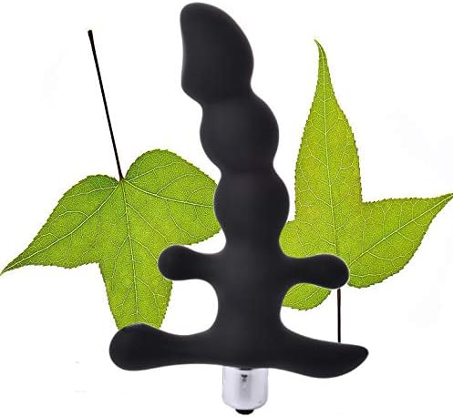 Beaded Shape B%u^t*t A#n@a$l P(l&u%g Large Size Black Silicone A*d^u$l@ts Toys for Couples