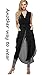 Zeagoo Women’s Summer Chiffon V Neck Open Split Long Wrap Dress With Belt