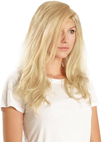 Sexy Girl Hair Human Full Lace Wig Brazilian Remy Human Silky Straight Hair Lace Wigs with Baby Hair For African Americans 150% Density Platinum Blonde (#613) 16inch