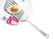 Tenta Kitchen Stainless Steel Slotted Turner Spatula - 18/8(304) Premium Stainless Steel Cast In One Piece - 1 mm Thin Edge Angled Spatula For Turning & Flipping