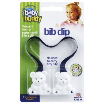 Baby Buddy Bib Clip, Navy