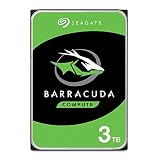 Seagate BarraCuda 3TB Internal Hard Drive HDD - 3.5 Inch SATA 6Gb/s 5400 RPM 256MB Cache for Computer Desktop PC - Frustration Free Packaging (ST3000DM007)