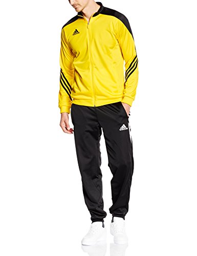 Adidas men s sereno tracksuit (m, sun/black/white/black/white)