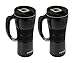 Contigo Extreme Stainless Steel Travel Mug with Handle, 16oz - Metallic Black (2 Pack)