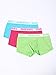 Diesel Men's 3-Pack Shawn Stretch Boxer Trunk, Green,Turquoise,Pink, Large