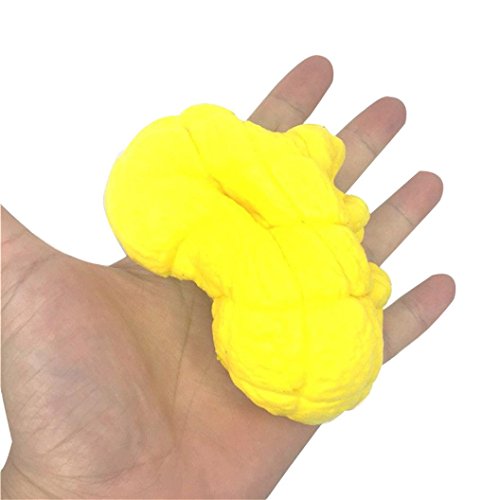 WM & MW Yellow Pineapple Bun Toys, Bread Squishy Scented Super Slow Rising Squeeze Toy Kids Gift